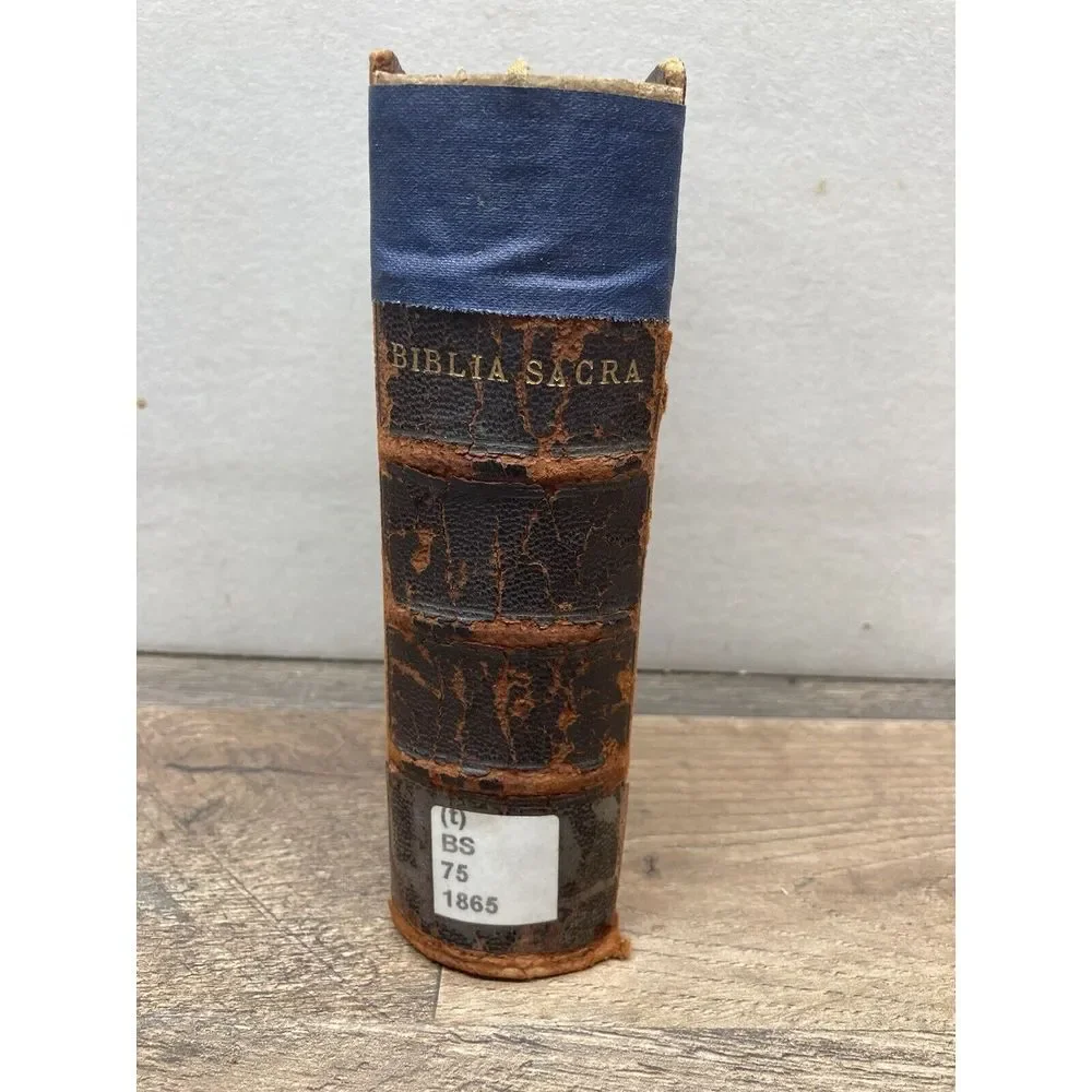 BIBLIA SACRA VULGATEA 1865 Editionis Sixti V Pontificis Maximi‎